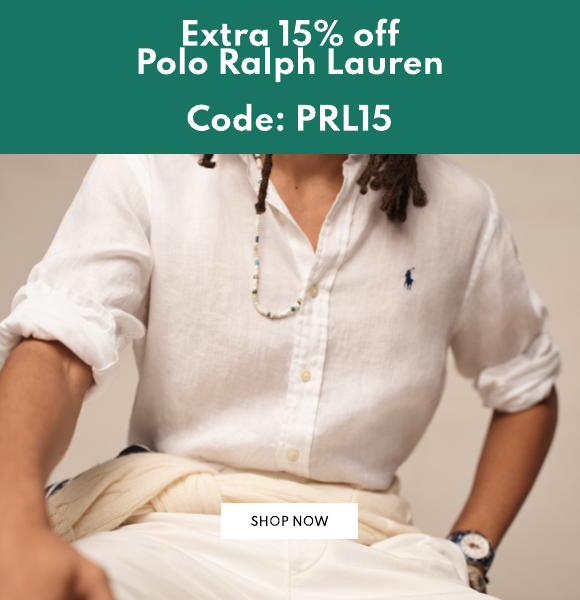 Extra 15% off Polo Ralph Lauren