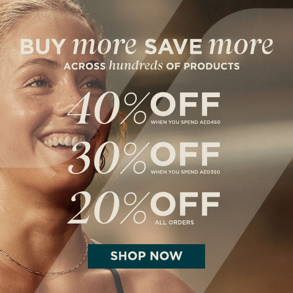 BUY MORE SAVE MORE UP TO 40% OFF