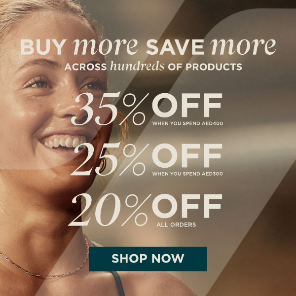 BUY MORE SAVE MORE UP TO 35% OFF