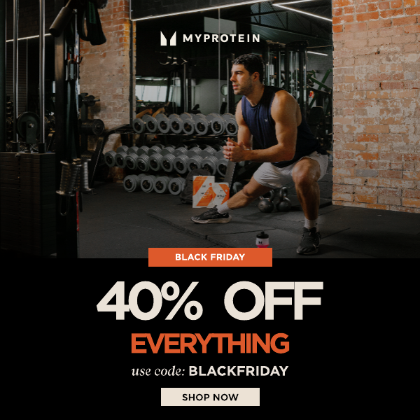 40% off everything use code blackfriday shop now