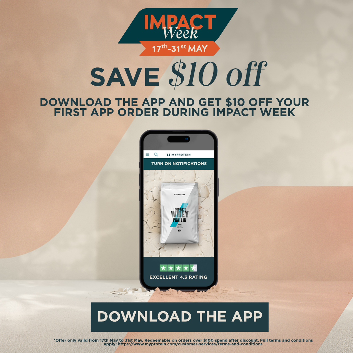 Save $10 off your first app order! Download the app and get $10 off when you spend $100 on your first app order. Offer ends 31st May