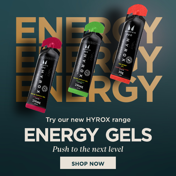 try our new hyrox range energy gels