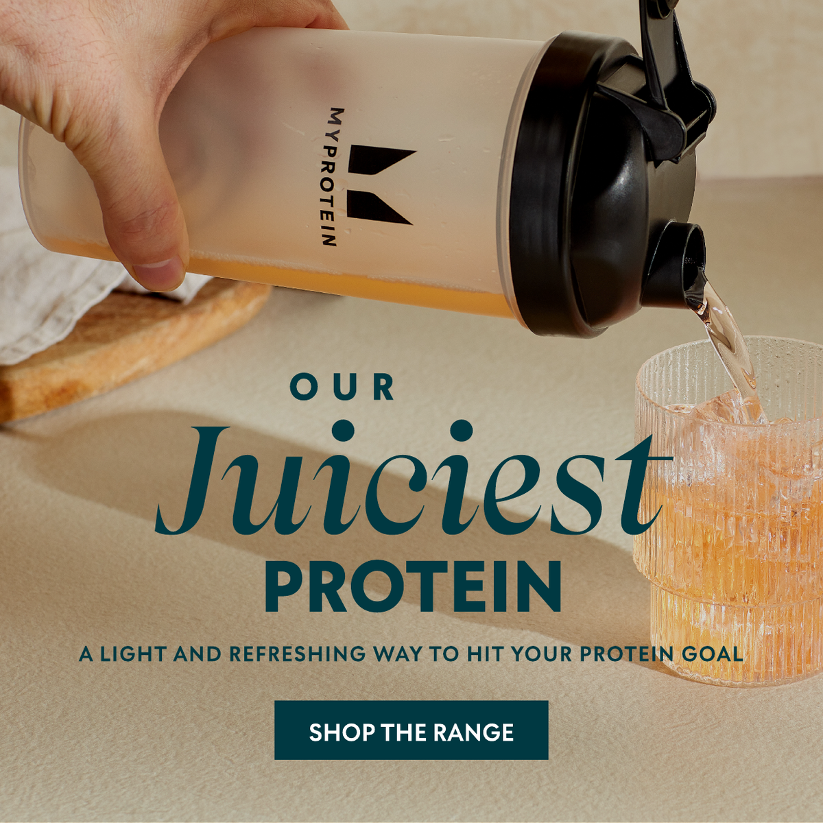 Our juiciest protein 'a light refreshing way to hit your protein goal'