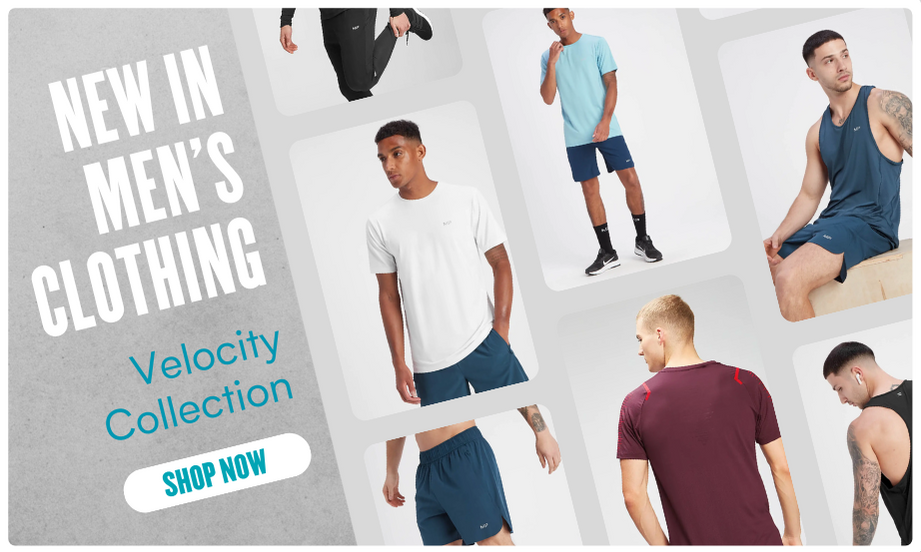 New in Men's Clothing 'Velocity Collection' Shop Now
