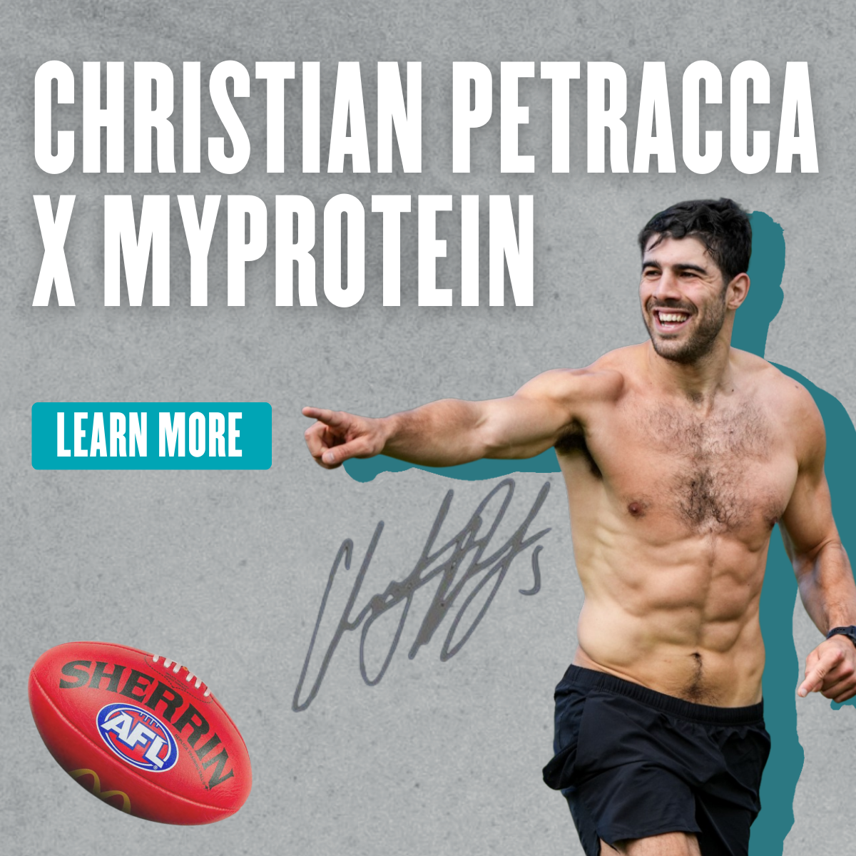 Christian Petracca x Myprotein