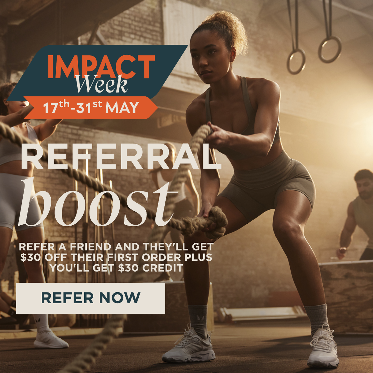 Boosted refer a friend and earn $30 for every friend successfully referred. Plus they get $30 off their first order.