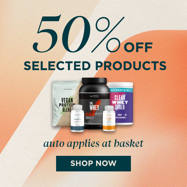 50% off selected products no code required shop now