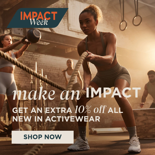 24 hours only . Make an impact. Get an extra 10% off all new in activewear. Shop Now.