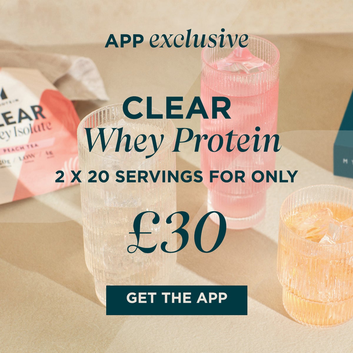 2 x clear whey for £30