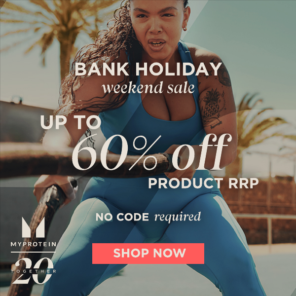 Bank holiday sale. Up to 60% off * Discount applies to product rrp at basket. shop now.