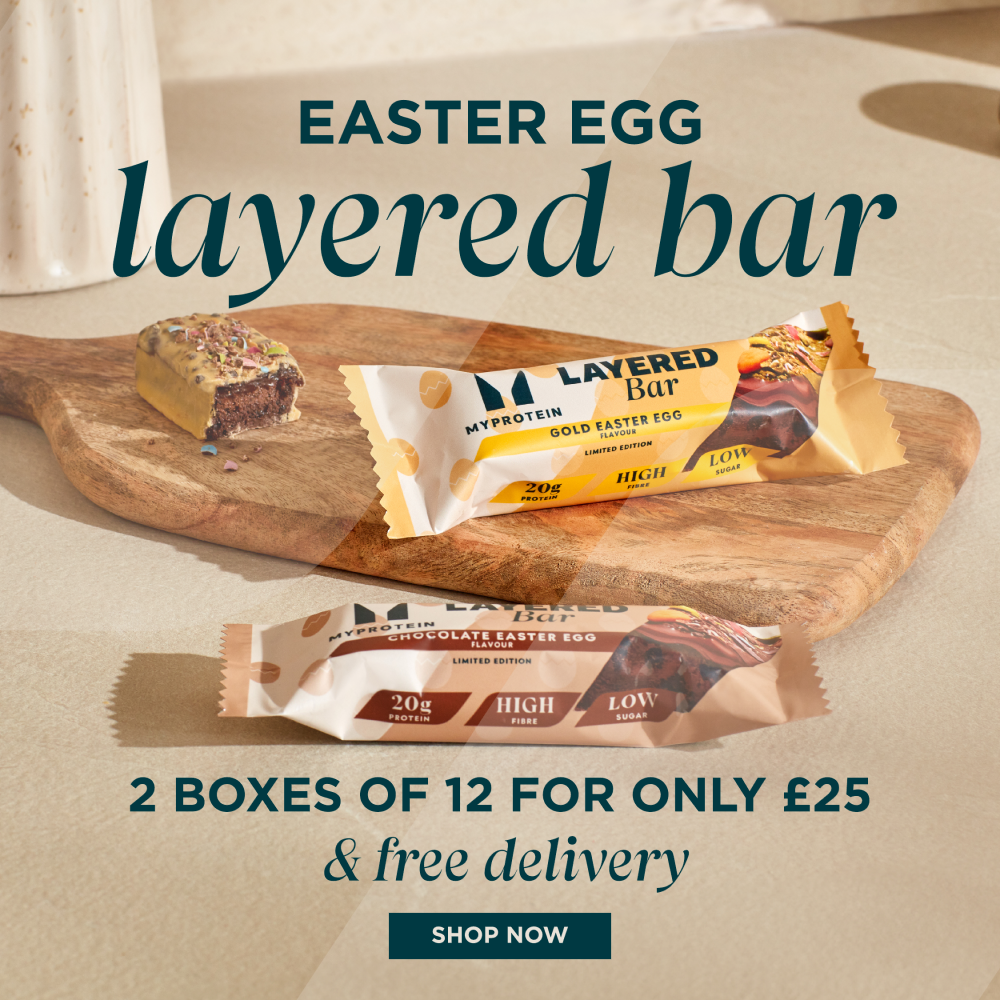 Easter Egg Layered Bar. 2 boxes of 12 for only £25 & free standard UK delivery