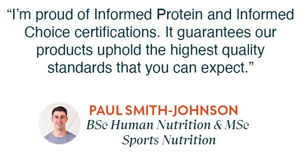 Testimonial from Paul Smith-Johnson about Informed Choice and Informed Sport