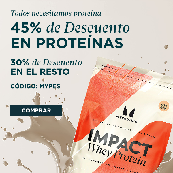 45% de descuento en Proteínas