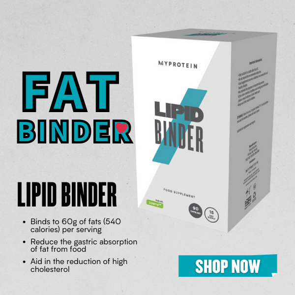 Fat Binder binds 60g Fats