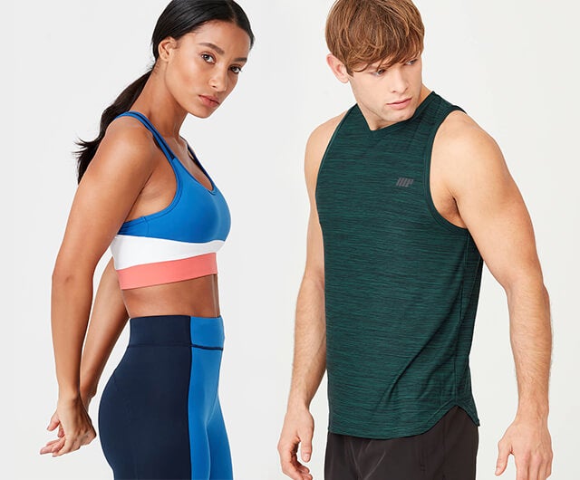 A group people wearing different styles of clothing from MP Activewear.