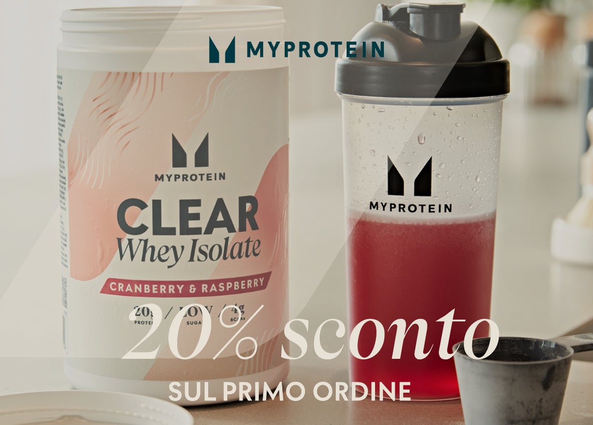 20% sulle Clear Whey