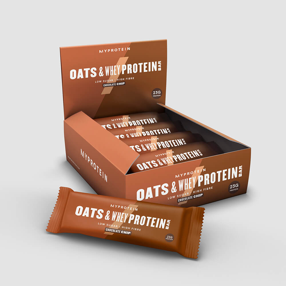 Baltyminis avižų ir išrūgų batonėlis „Oats & Whey Protein Bar“