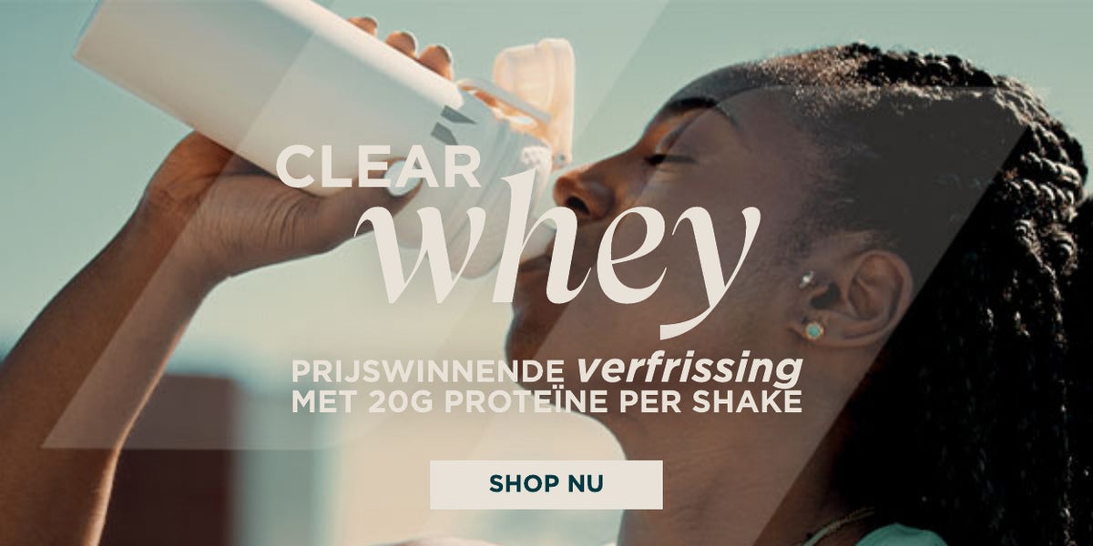 Clear Whey. Winner of the ''Best Protein Powder/Shake’' in the European Specialist Sports Nutrition Awards 2022.