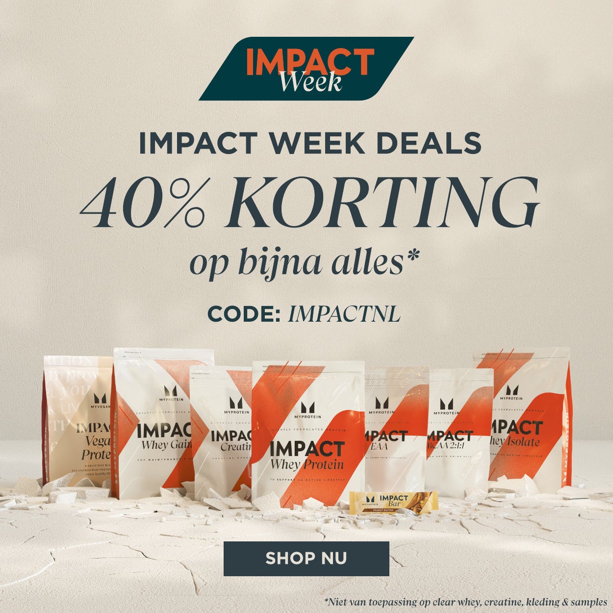 Impact Week - 40% Korting Op Bijna Alles Code: IMPACTNL
