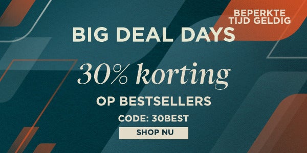 30% Korting op Bestsellers | Code: 30BEST