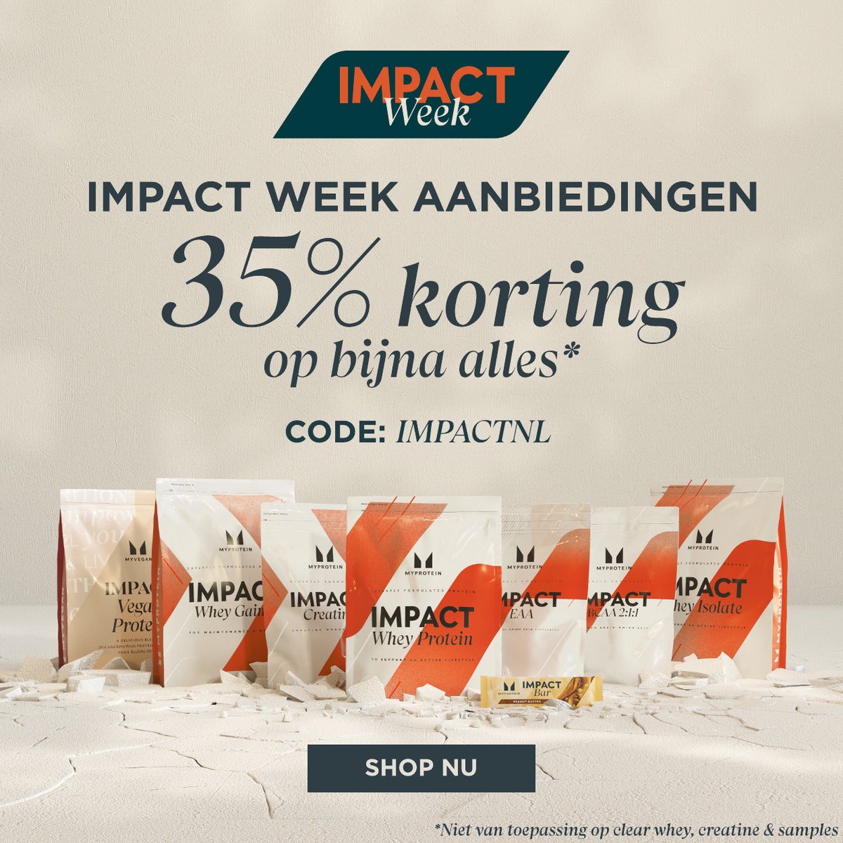 Impact Week - 35% Korting Op Bijna Alles Code: IMPACTNL