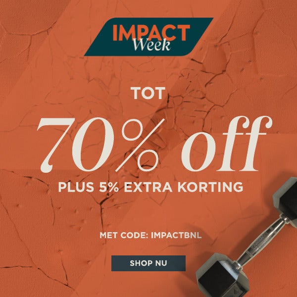 Tot 70% Korting | Plus 5% Extra Korting met code: IMPACTBNL