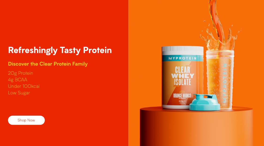 Clear Whey Isolate Protein - Refreshingly tasty