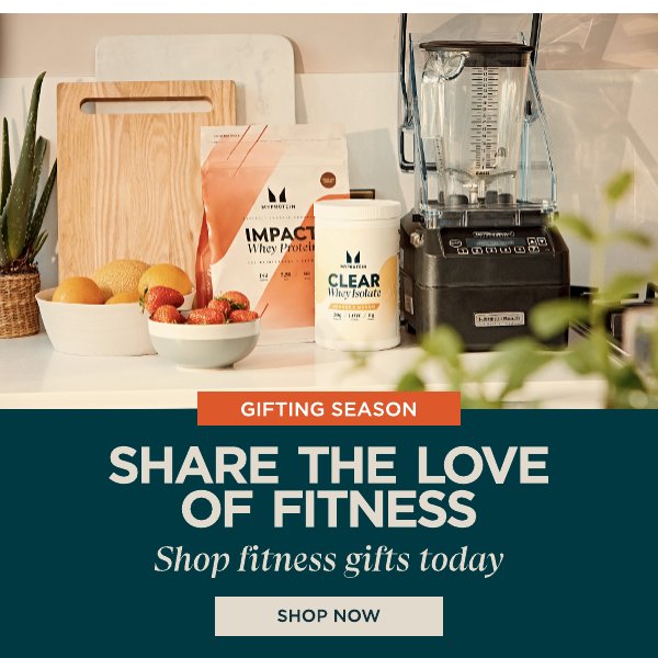 share the love of fitness, shop fitness gifts today