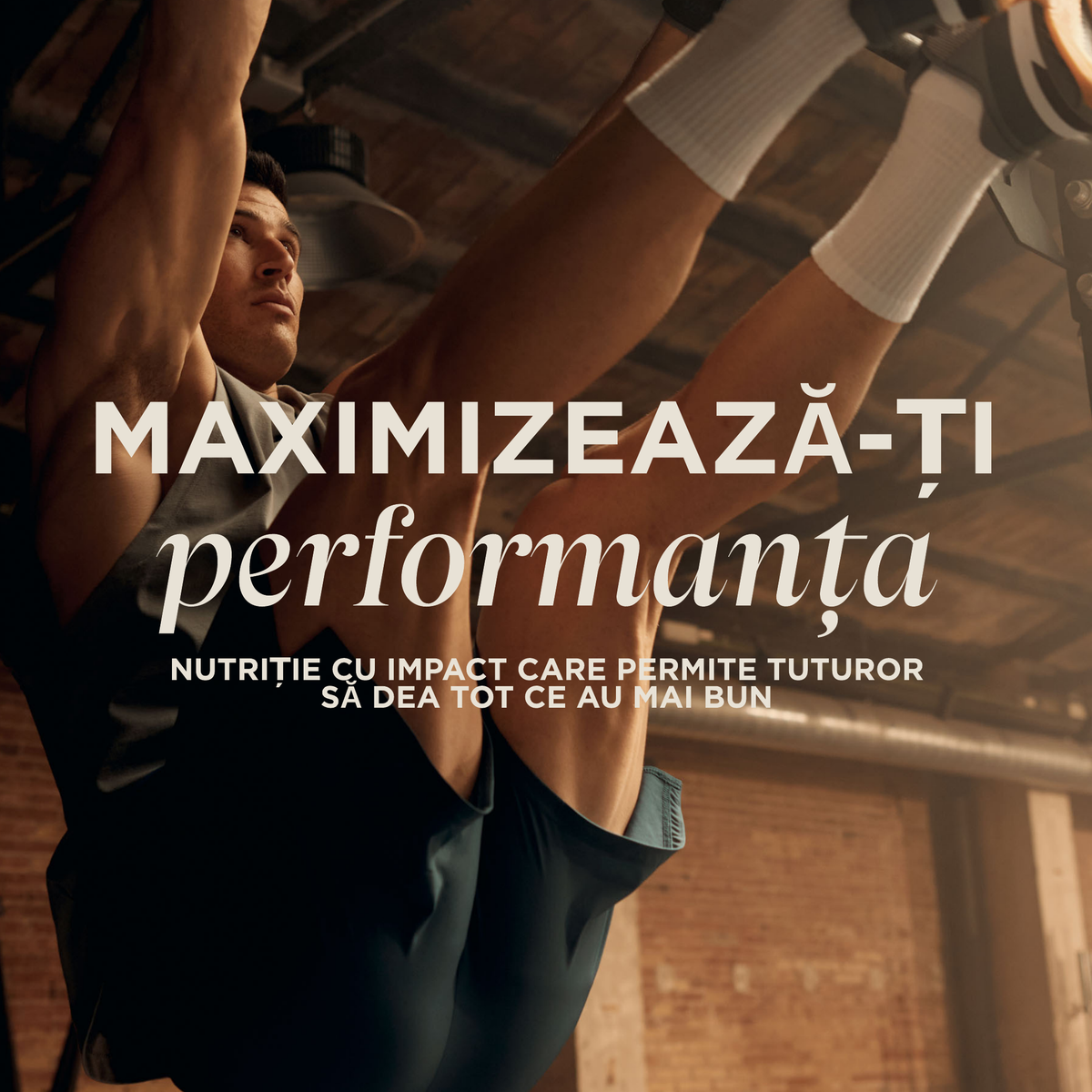 Maximizează-ți performanța. Nutriție cu impact care permite tuturor să dea tot ce au mai bun.