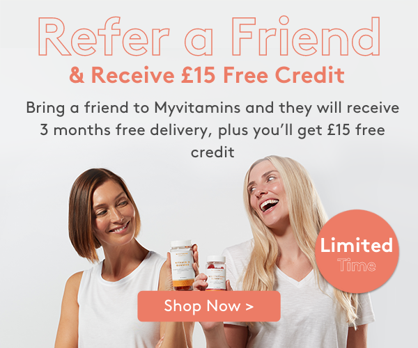 Myvitamins Referral Boost | January 2022