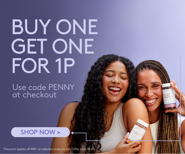 Buy one, get one for 1p. Use code PENNY at checkout.