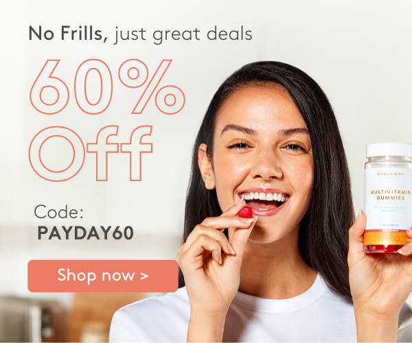 Payday Sale - 60% Off | Myvitamins UK