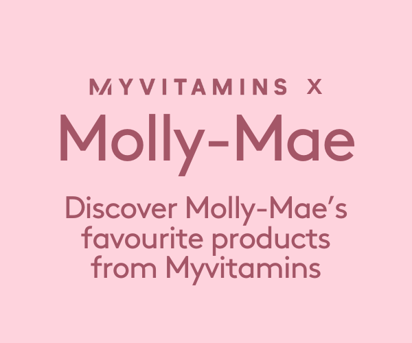 Myvitamins x Molly Mae. Discover Molly-Mae's favorite products from Myvitamins