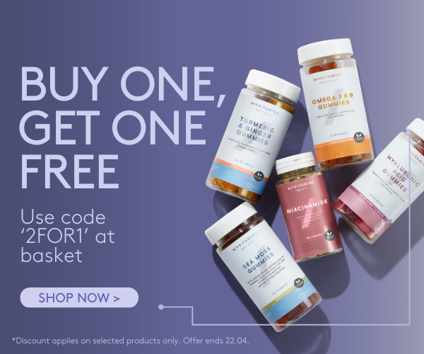 Buy one, get one free. Applies automatically at basket.