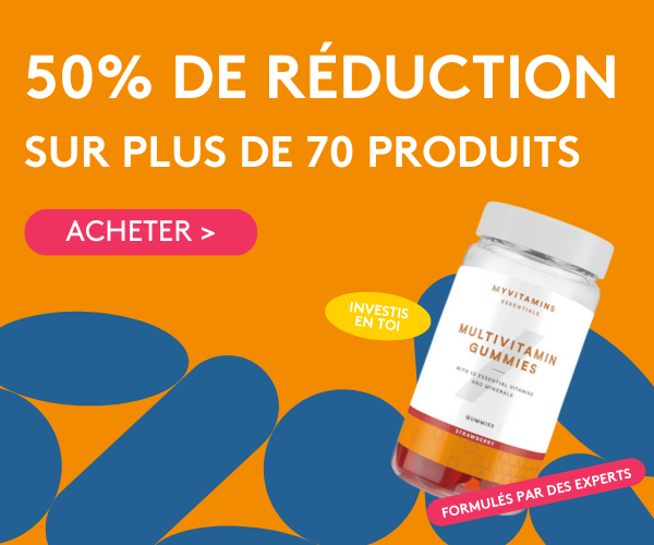 50% de reduction | Myvitamins