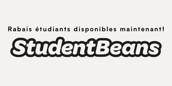 student beans - rabais étudiants disponibles maintenant