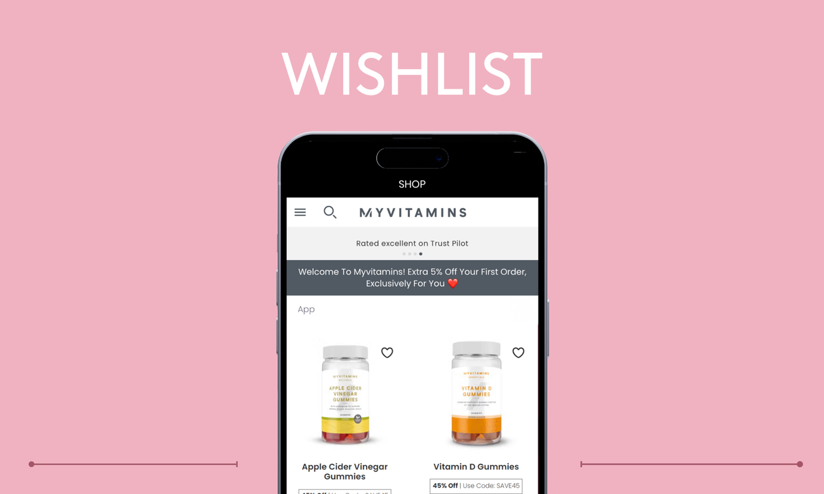 Shopping at your fingertips | Myvitamins