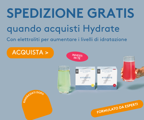 Spedizione gratuita con l'acquisto di Hydrate | Myvitamins