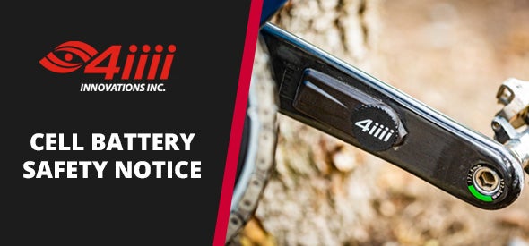 4iiii cell battery safety notice