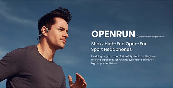 Shokz OpenRun Headphones - Blue