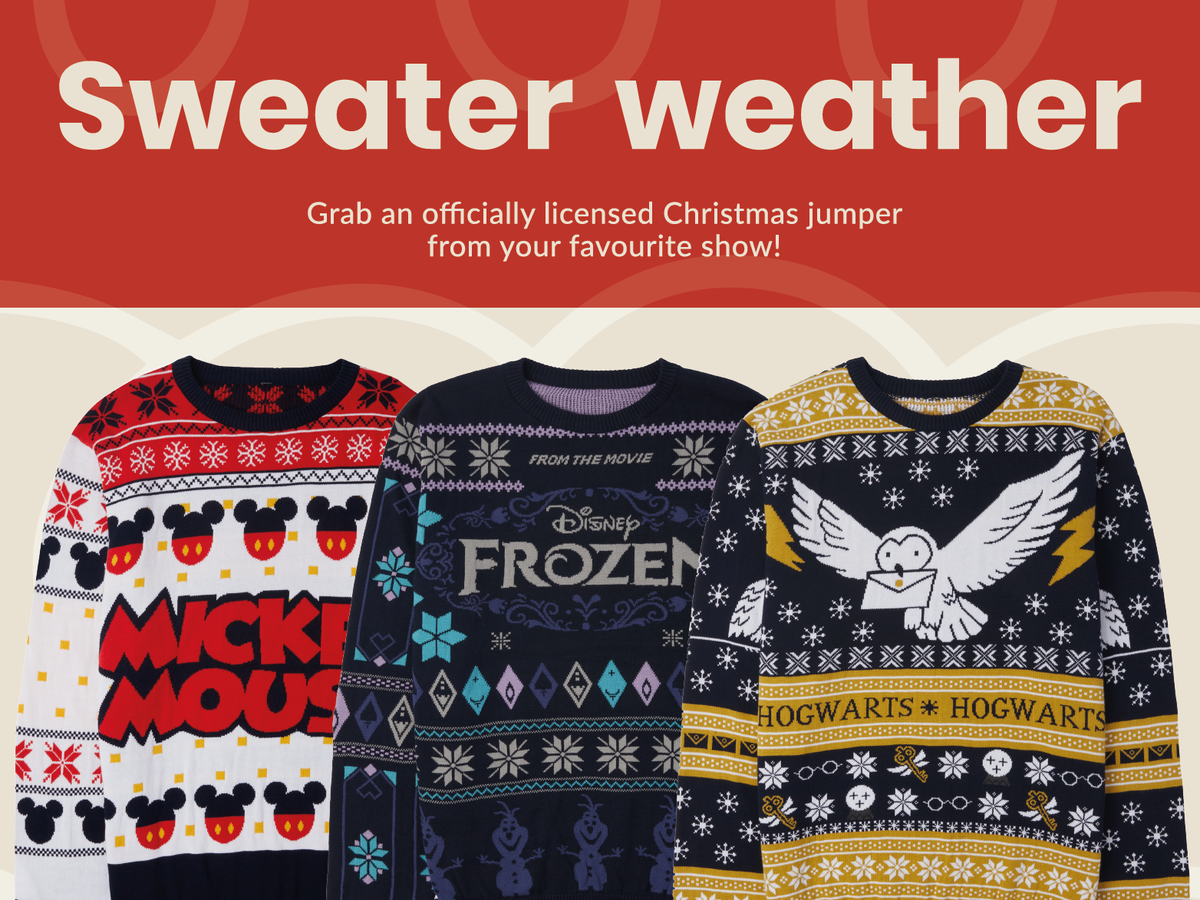 Officially Licensed Knitted Christmas Jumpers