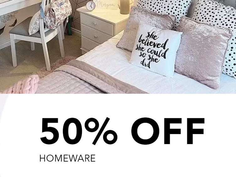 50% Off Homeware Sale