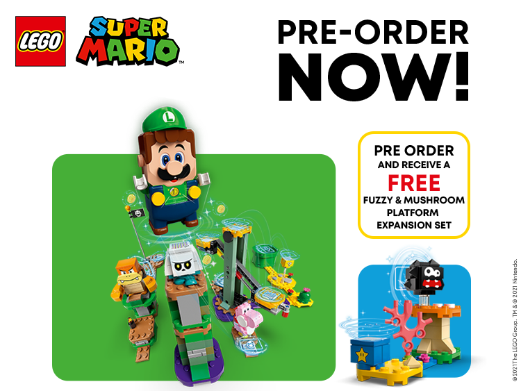 LEGO x Super Mario Luigi Pre - Order