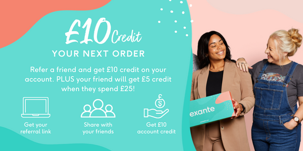 £10 credit for you and £5 off for a friend when you refer a friend 'Find out more'