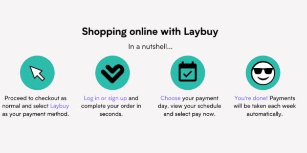 Laybuy payment icons