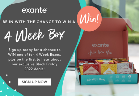 Sign up today for a chance to WIN one of ten 4 week boxes