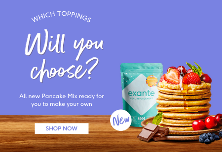 Which toppings will you choose? All new pancake mix. Shop now