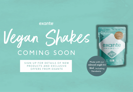 exante Vegan Shakes coming soon. Sign up for details of new products and exclusive offers from exante