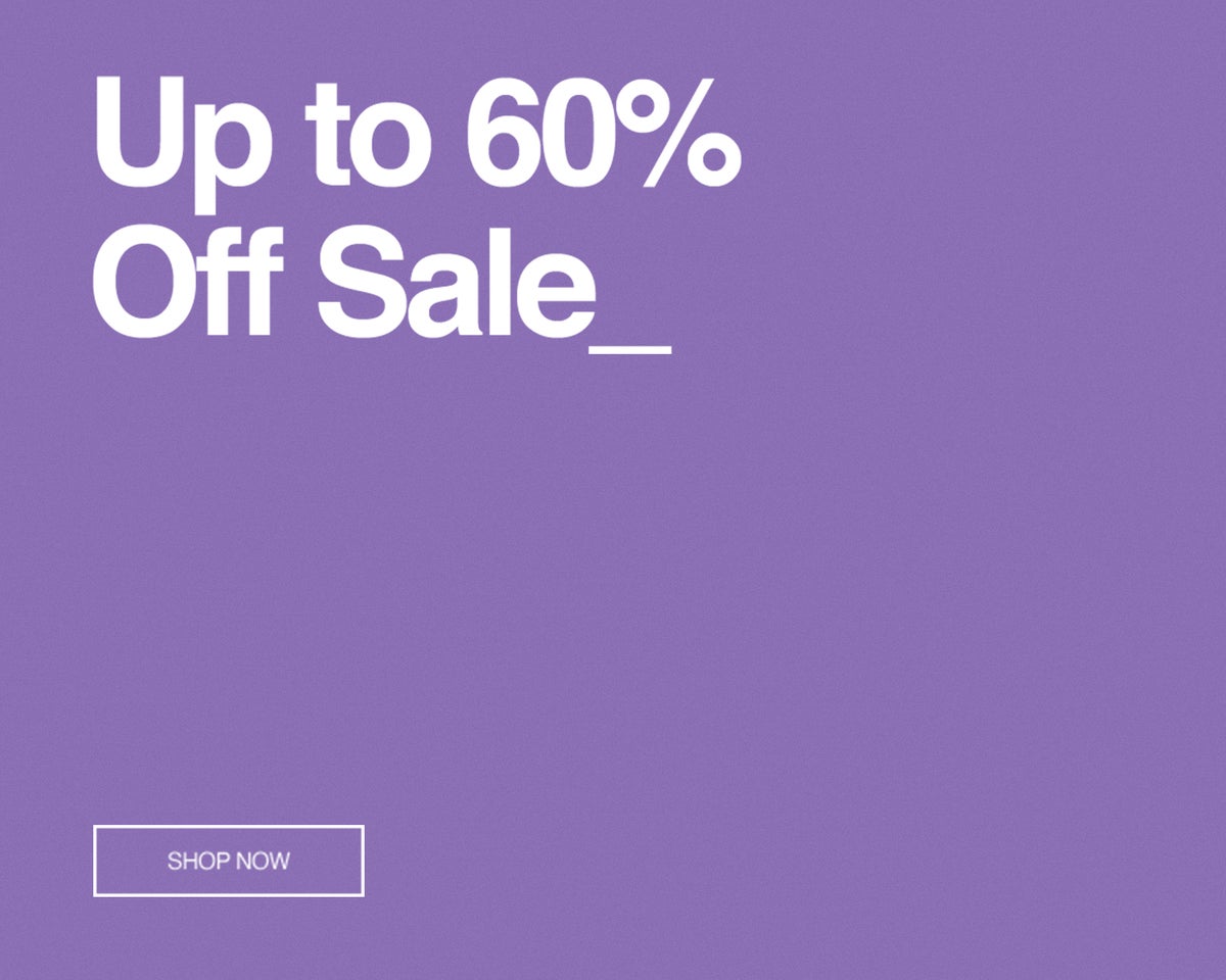 up to 60% off sale