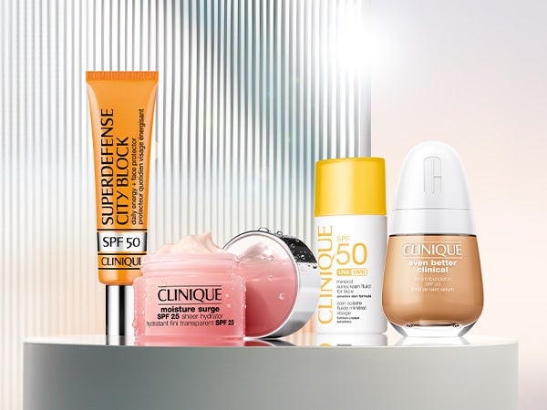 Clinique SPF & Makeup Top Banner